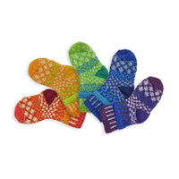 Bas Solmate colorés en coton recyclé pour bébé